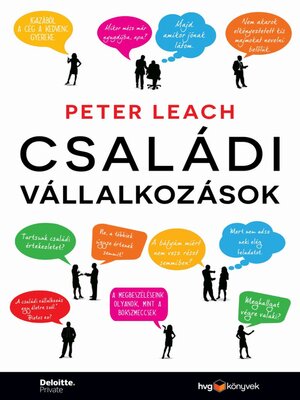 cover image of Családi vállalkozások